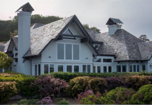 A residential property’s roof