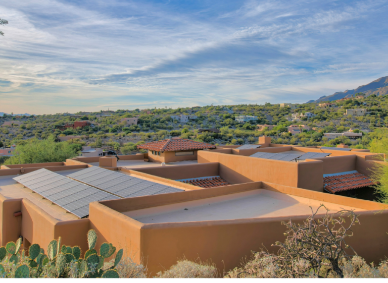 Roof and solar array inspected before monsoon season in Arizona