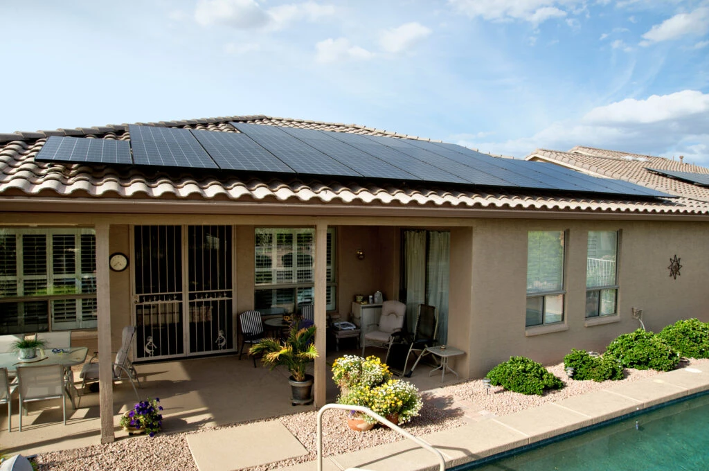 Solar array optimized across a complex multi-plane roof in Phoenix