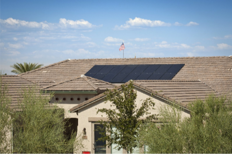 The One-Roof Mindset: Why the Best Solar and Roofing Contractors in Phoenix, AZ Plan Everything Together Tile-roof Arizona home with a solar array integrated into the roofline