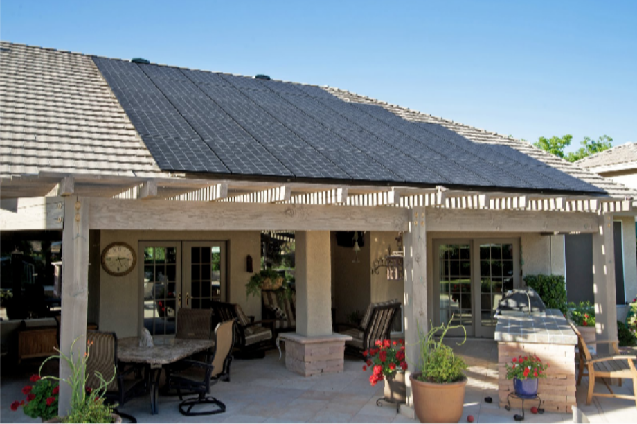 What Makes a Solar Installation Look Clean: The Residential Solar Installers in Phoenix, AZ Behind Premium Design Wide low-profile solar array installed above an upscale outdoor living area