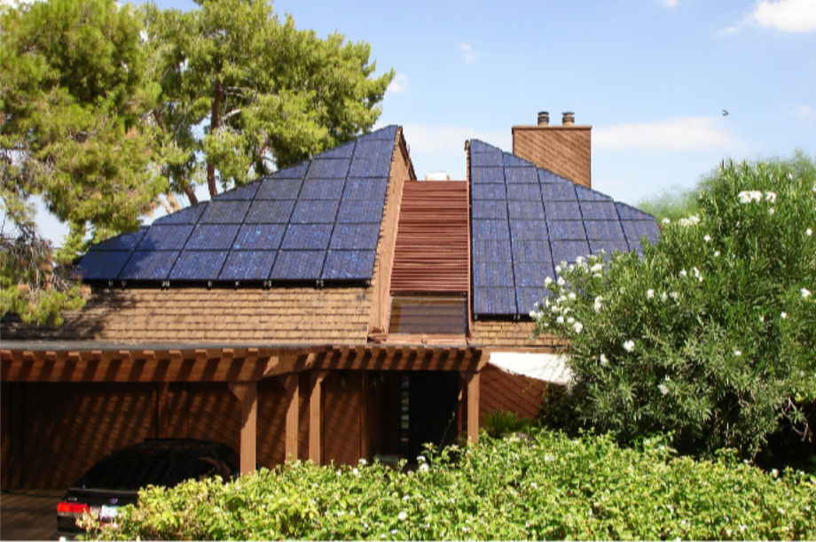 What Makes a Solar Installation Look Clean: The Residential Solar Installers in Phoenix, AZ Behind Premium Design Wide low-profile solar array installed above an upscale outdoor living area