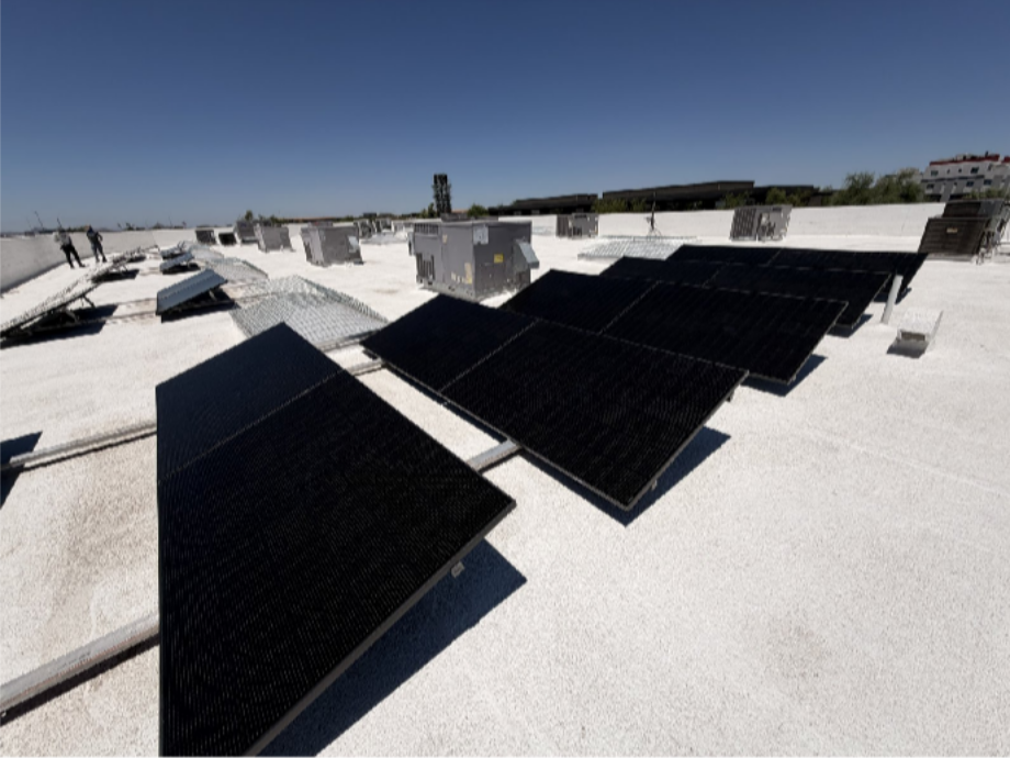 Commercial Roofing and Solar: How the Right Commercial Roofing and Solar Company in Phoenix, AZ Plans Around Business Continuity Solar panels on a flat commercial roof with clear work areas around the array