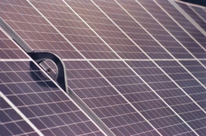Close-up view of residential solar panels designed for efficient energy production in Arizona homes