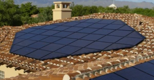 Integrated solar panels on a tile roof in Phoenix, highlighting the long-term ROI of solar energy systems